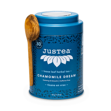 JusTea Kamillentraum - Dose & Löffel - Kräutertee